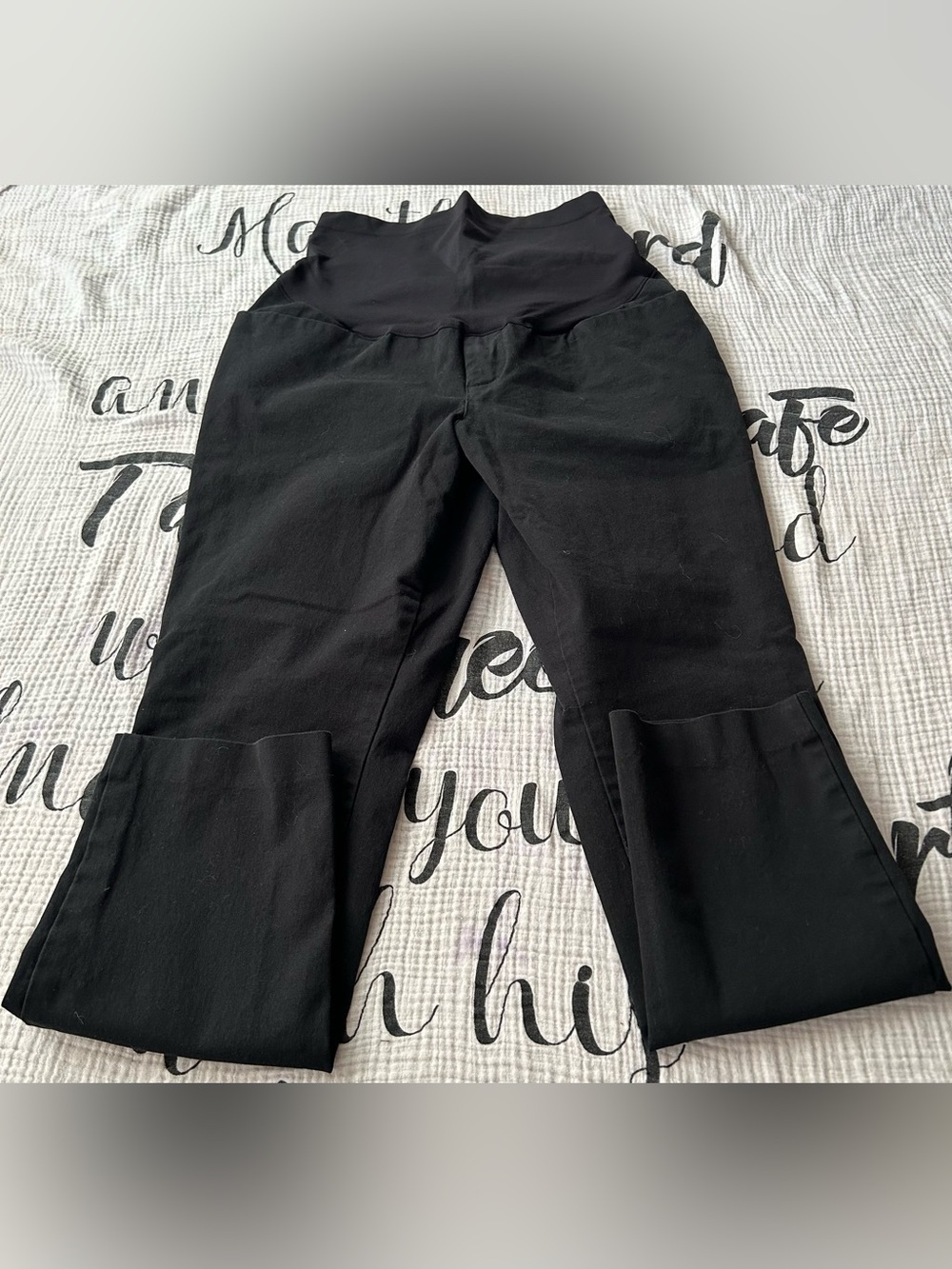Women’s Old Navy Black Maternity Pixie High-Waist Stretch Pants